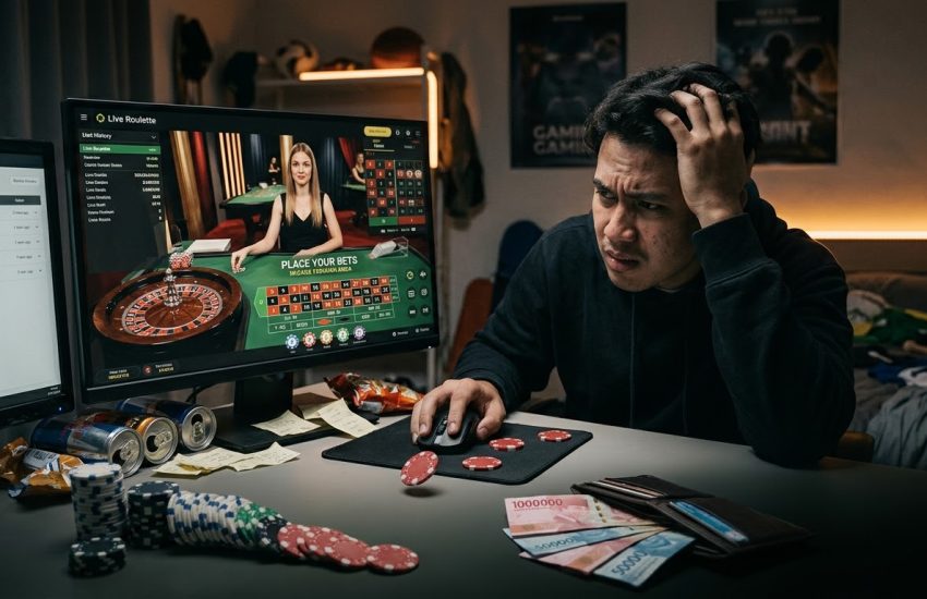 emosi pemain live casino